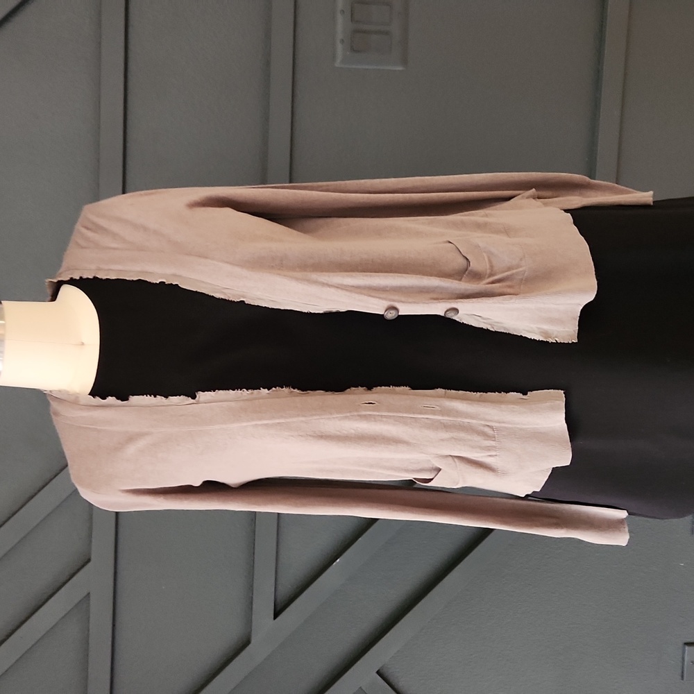 {Jigsaw} silk/wool/cashmere blend cardigan Small